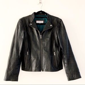 Marc New York Black Leather Moro Jacket